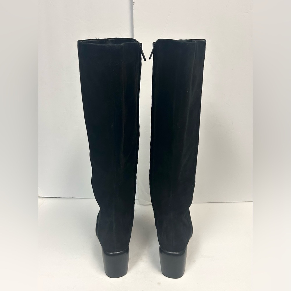NEW Vince Boots Knee High Black Suede Women US 9.5 EU 40.5 Tall Maggie Classic - Picture 6 of 13